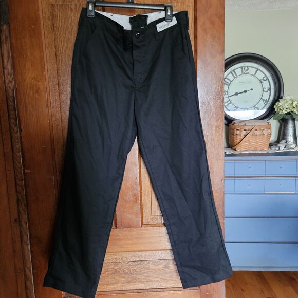 New Red Kap W32×L32 Black Industrial Work DuraKap TouchTex Blend Pants PT20BK - Picture 2 of 7